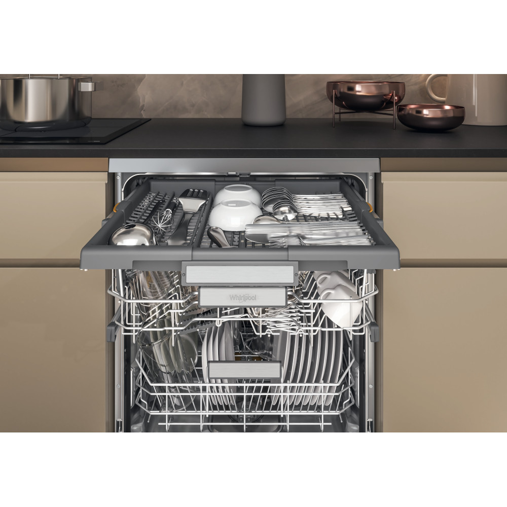 Whirlpool W7F HS51 X - Vrijstaande vaatwasser