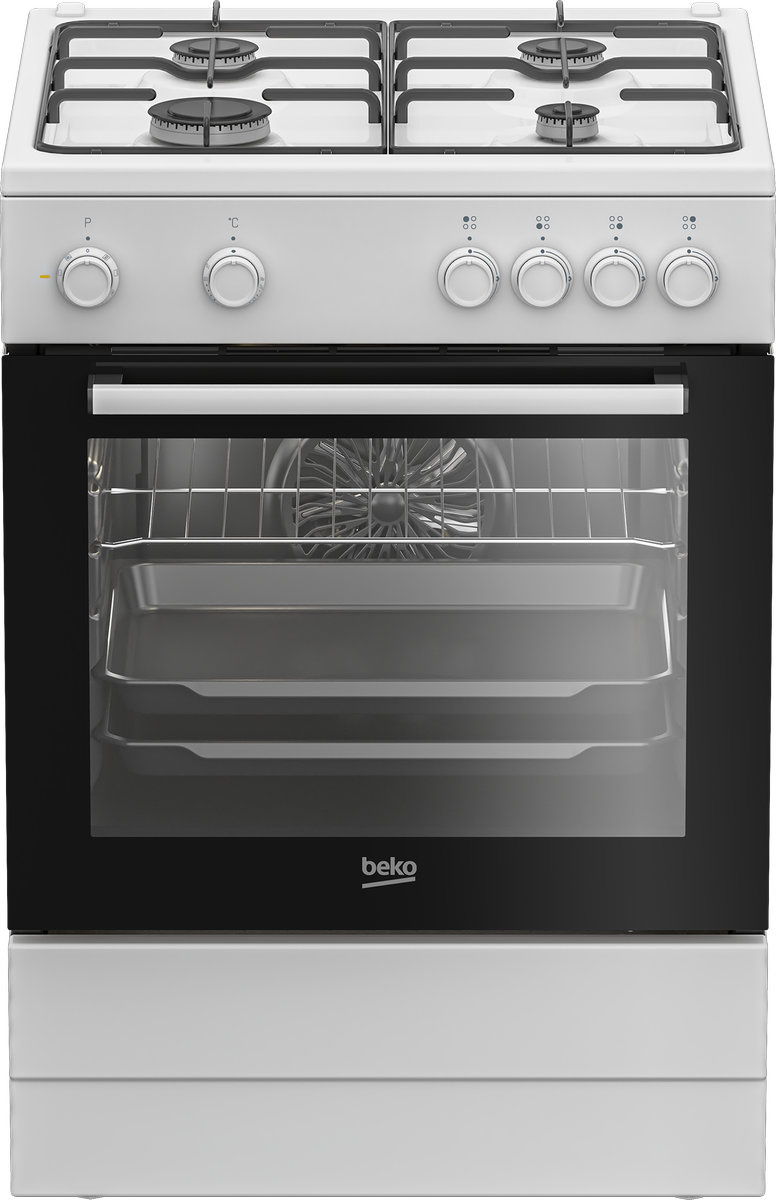 Beko FBM6202WNL AeroPerfect - Gasfornuis