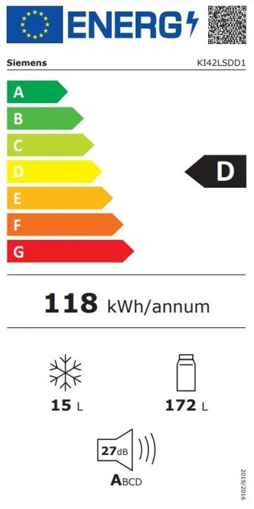 Siemens KI42LEDD1 extraKlasse - Inbouw koelkast