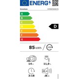 Inventum VVW6036AW - Vrijstaande vaatwasser