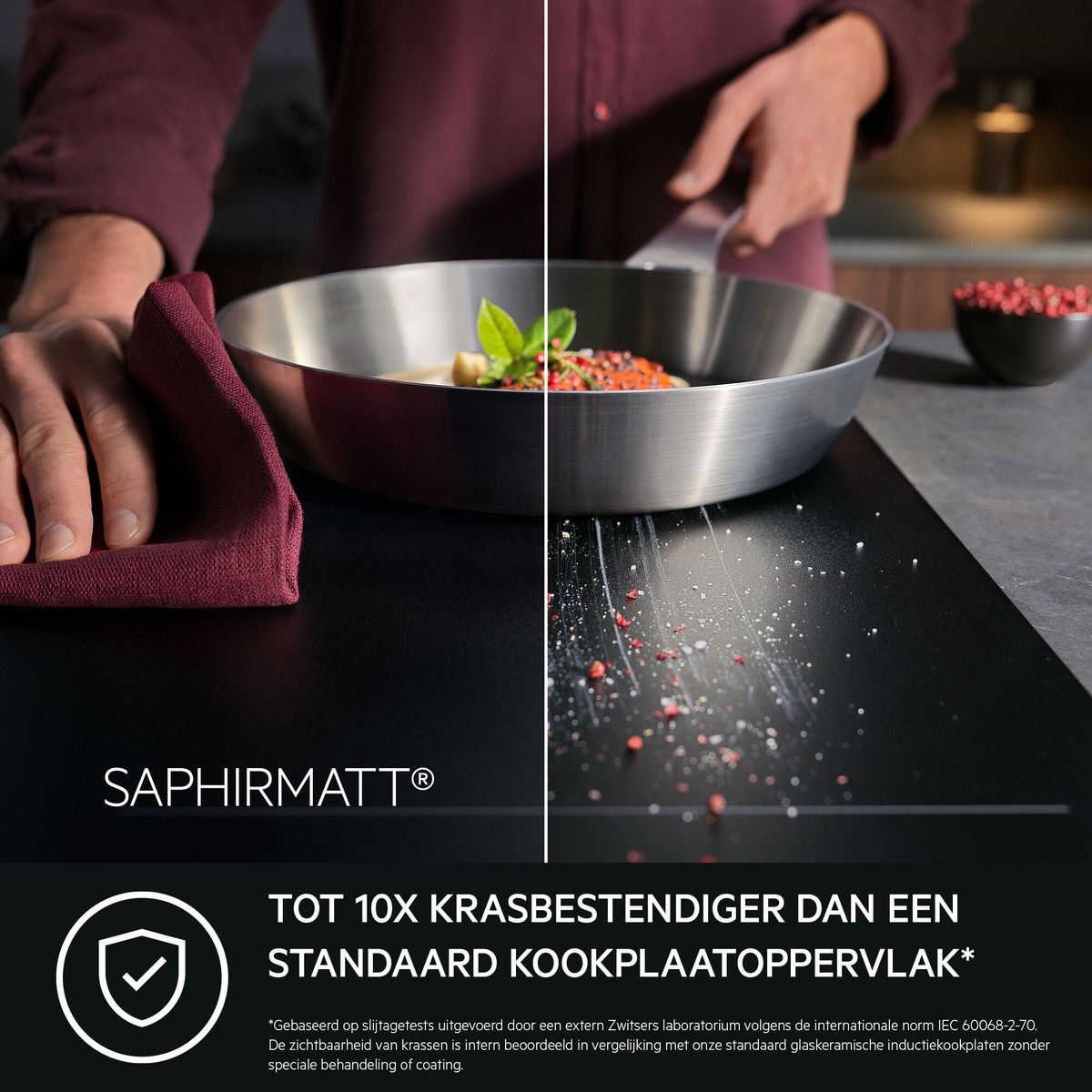 AEG TII84B00FZ SaphirMatt - Inductiekookplaat