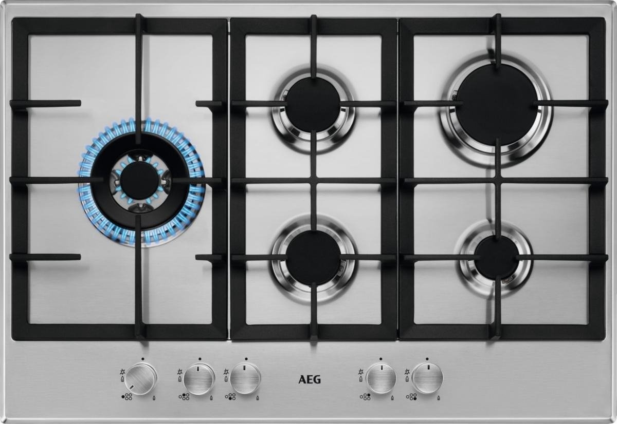 AEG HGB75500SM - Gaskookplaat