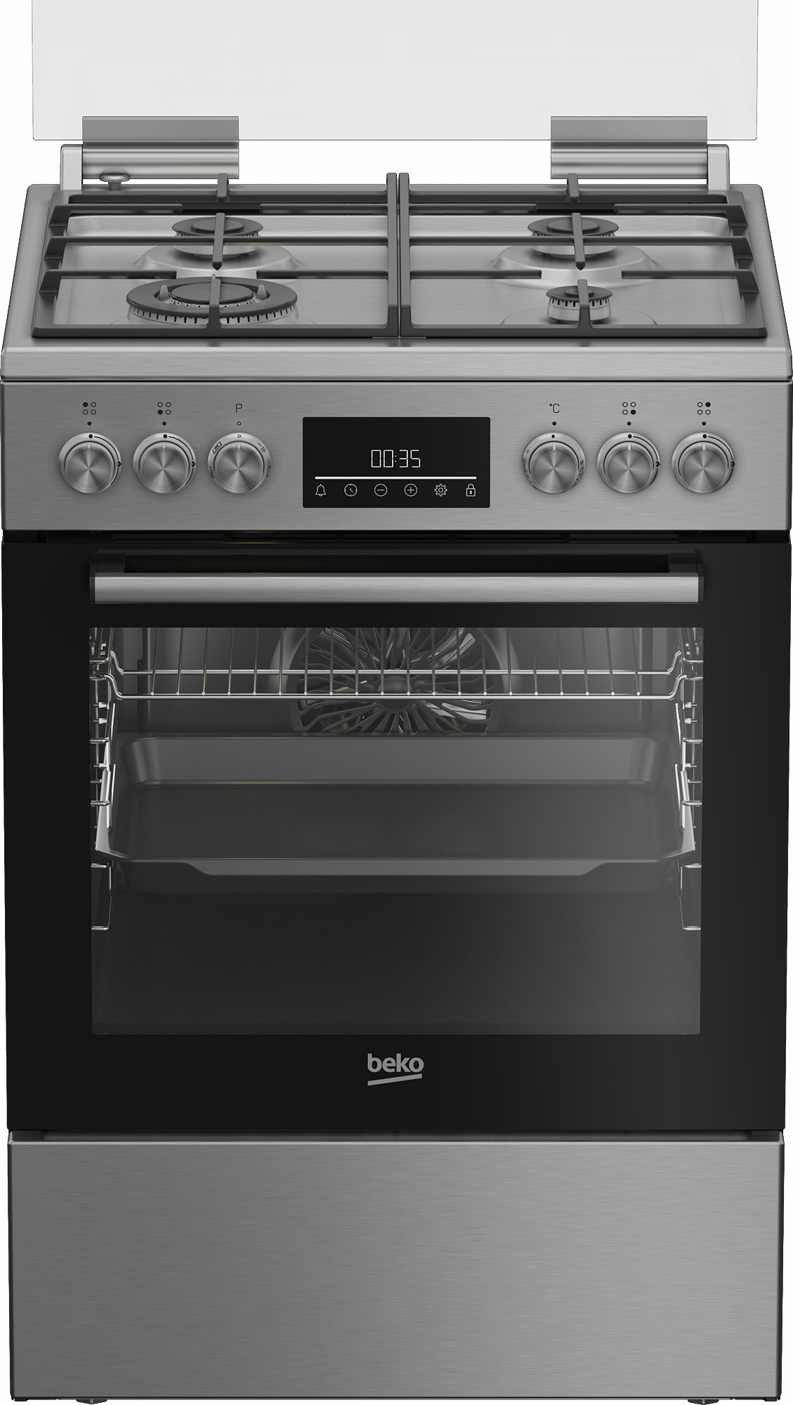 Beko FBE6133XSNL AeroPerfect - Gasfornuis