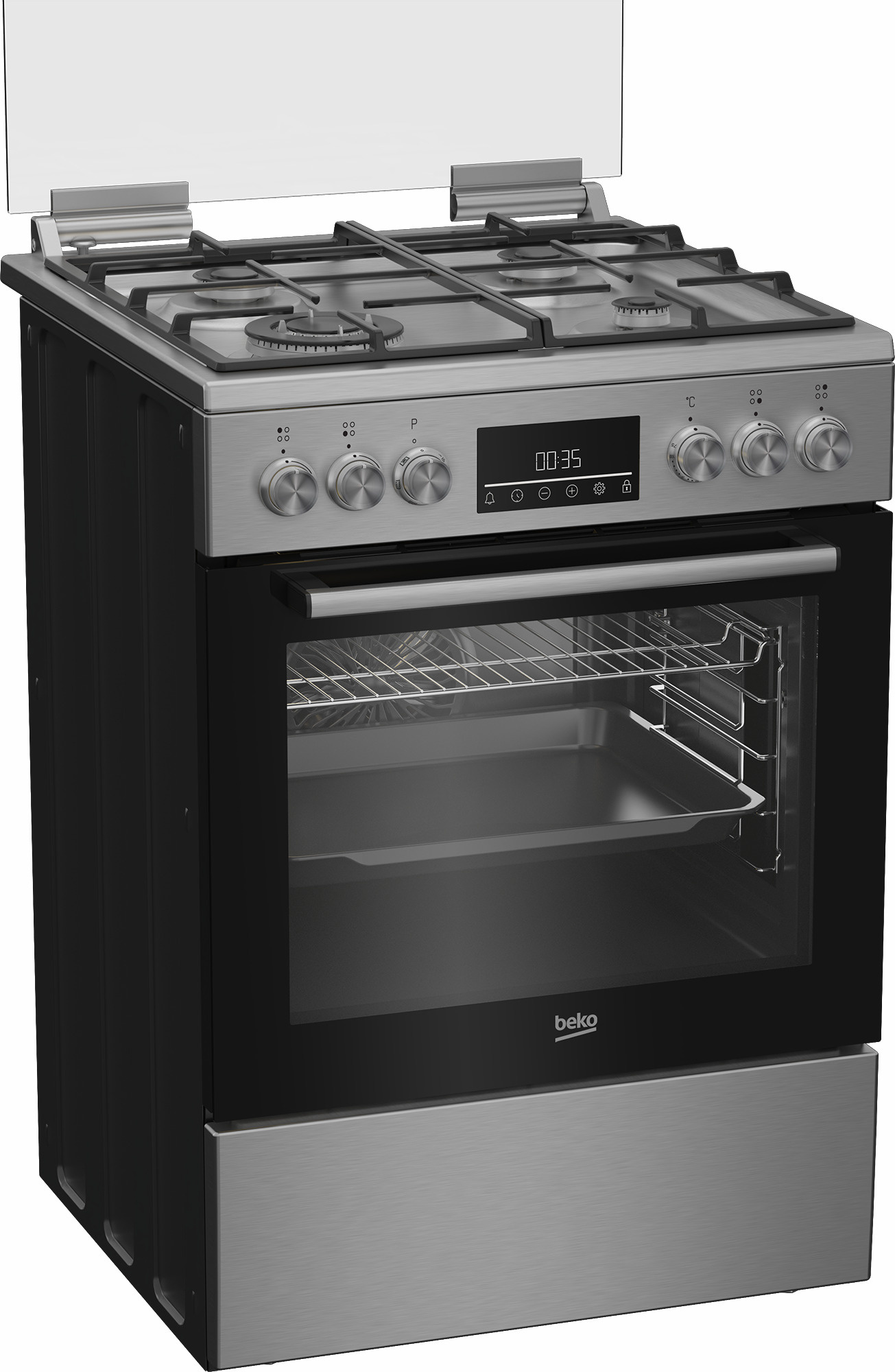 Beko FBE6133XSNL AeroPerfect - Gasfornuis