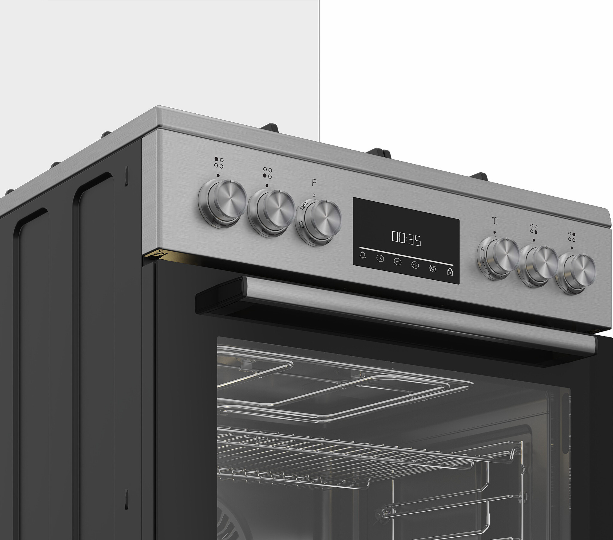 Beko FBE6133XSNL AeroPerfect - Gasfornuis