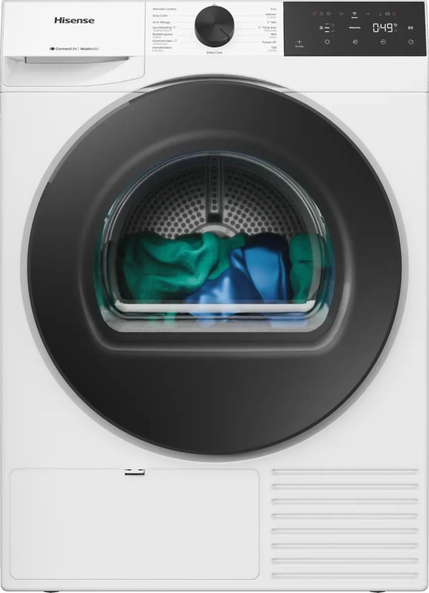 Hisense DH3E900BWCB - Warmtepompdroger