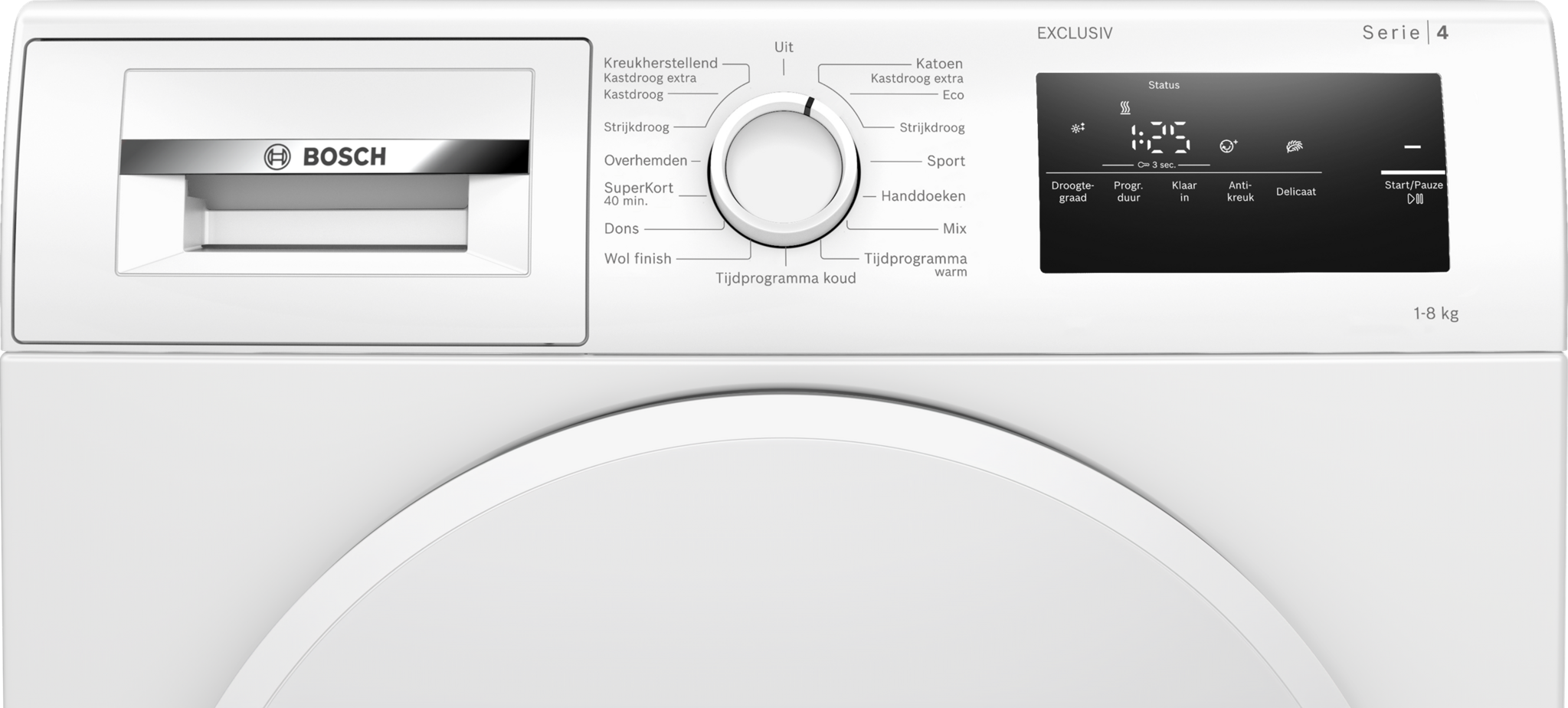Bosch WTH8300MNL Serie 4 EXCLUSIV - Warmtepompdroger
