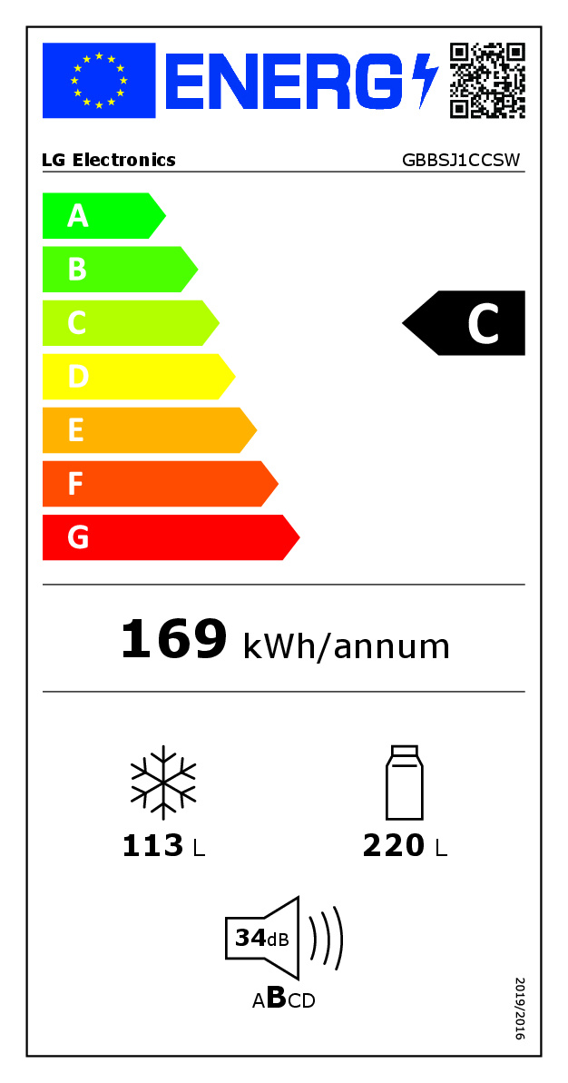 LG GBBSJ1CCSW - Koel-vriescombinatie