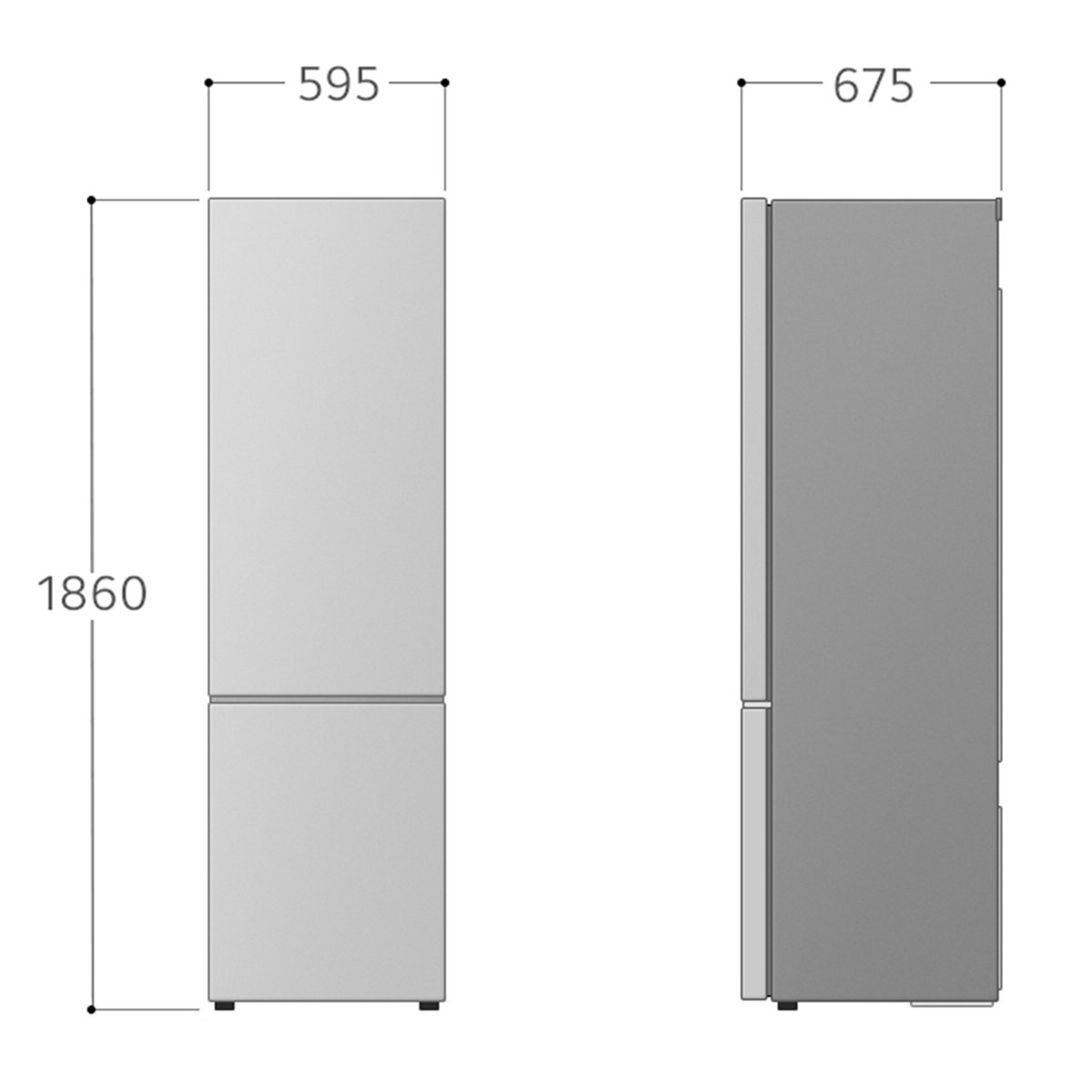 LG GBBS322BPY - Koel-vriescombinatie