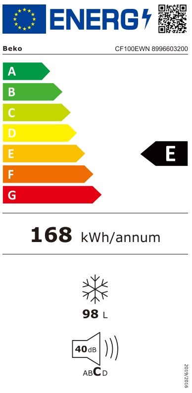 Beko CF100EWN - Vrieskist