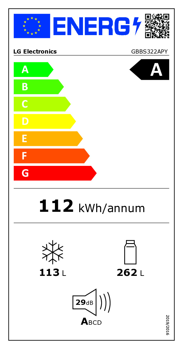 LG GBBS322APY - Koel-vriescombinatie