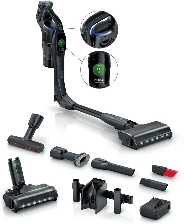 Bosch Unlimited 10 BXS1041BQC - Steelstofzuiger