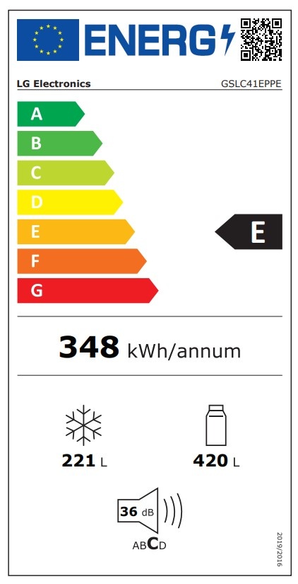 LG GSLC41EPPE - Amerikaanse koelkast