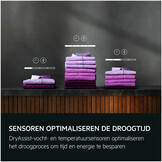 AEG TE7ONYX Zwart - Warmtepompdroger