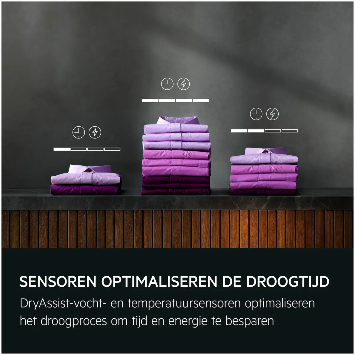 AEG TE7ONYX Zwart - Warmtepompdroger