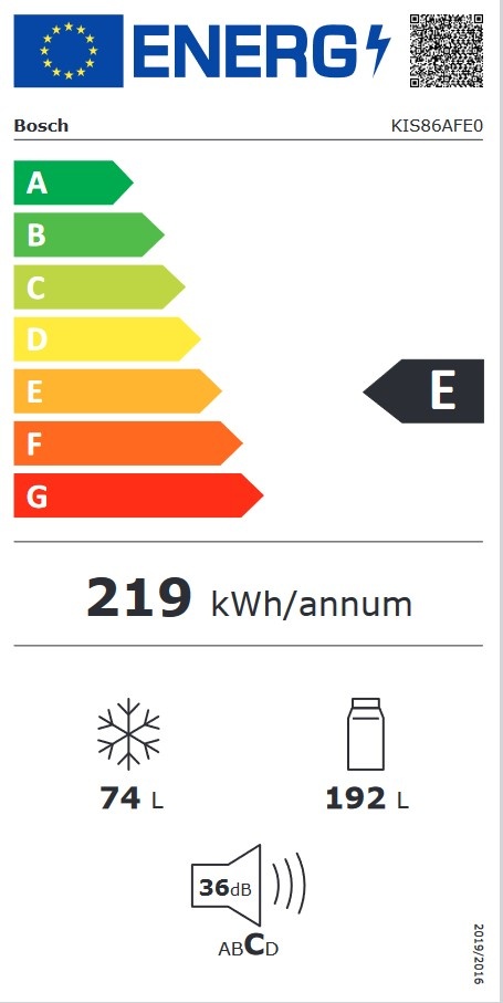 Bosch KIS86AFE0 - Inbouw koelkast