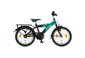 Alpina Yabber jongensfiets 16 inch Jungle Green-Jet black