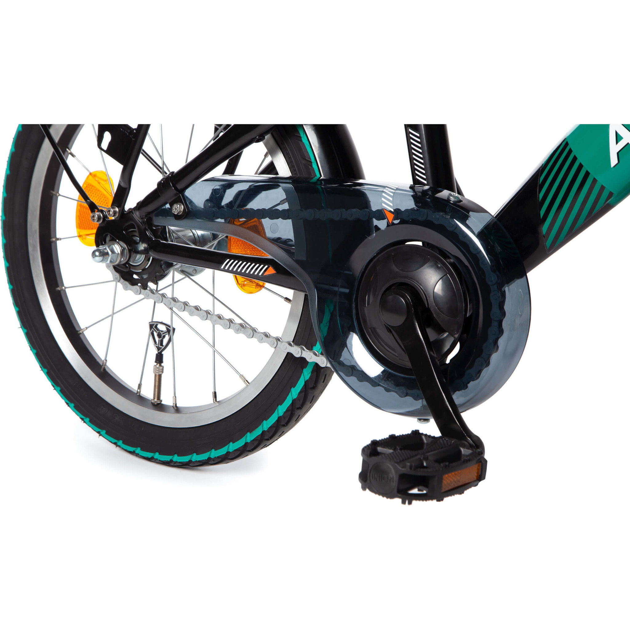 Alpina Yabber jongensfiets 16 inch Jungle Green-Jet black