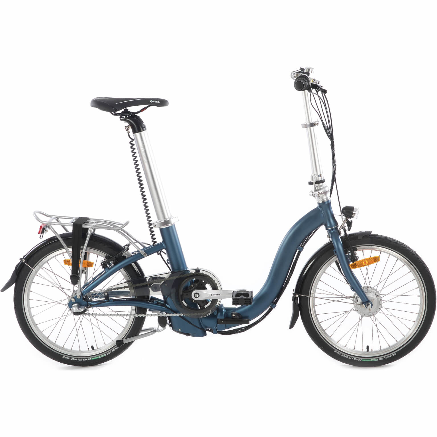 Takashi vouwfiets E-Three - Dark blue matt