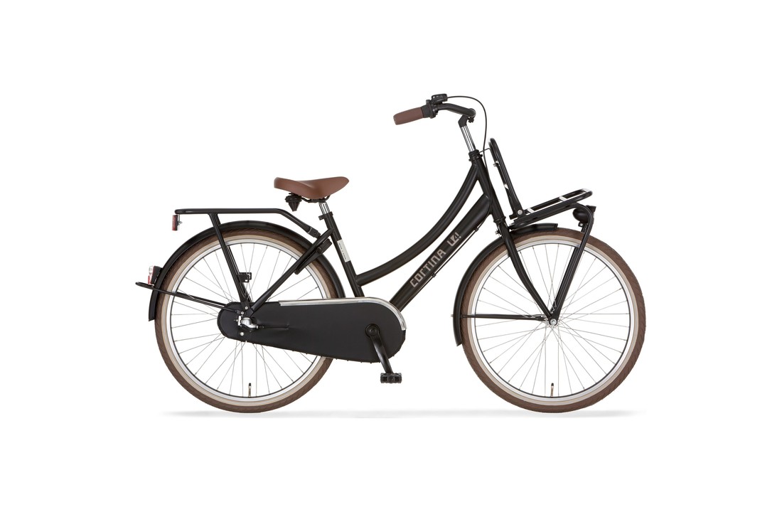 Cortina U4Mini M26 Jet Black Matt R3 meisjesfiets