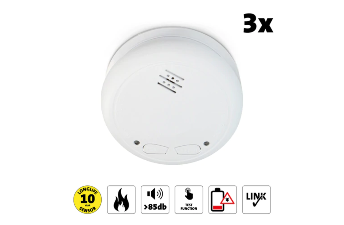Alecto SA-33 Rookmelder (3 Pack)