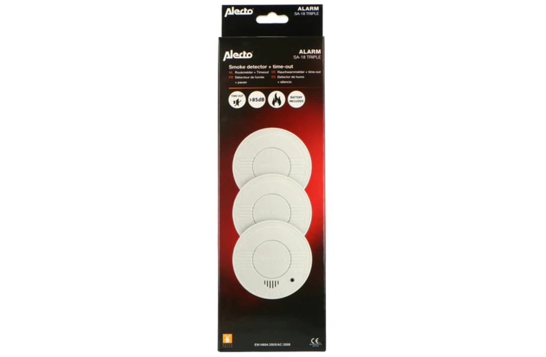 Alecto SA-18 Rookmelder (3 Pack)