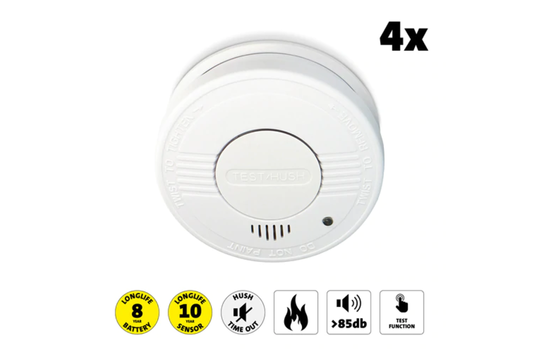 Alecto SA-18 Rookmelder (4 Pack)