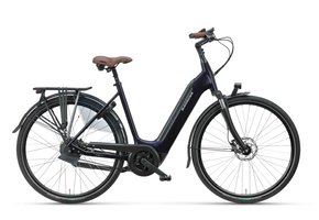 Batavus Finez E-go Power Exclusive Auto 400Wh Dames Donkerblauw