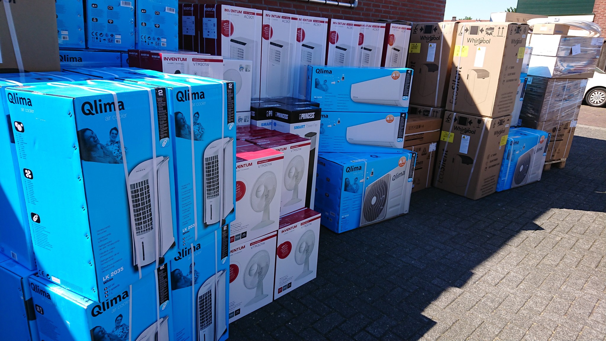 Stuntverkoop airco's & ventilatoren!