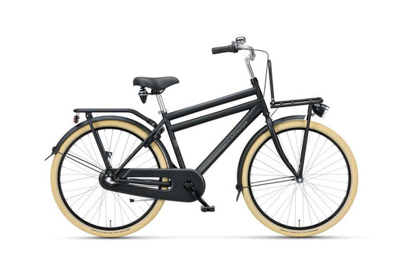 Batavus PACKD HR3 24 inch jongens Zwart mat