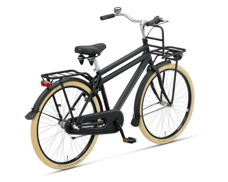 Batavus PACKD HR3 24 inch jongens Zwart mat