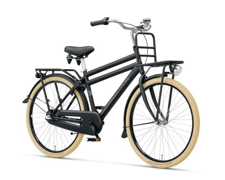 Batavus PACKD HR3 24 inch jongens Zwart mat