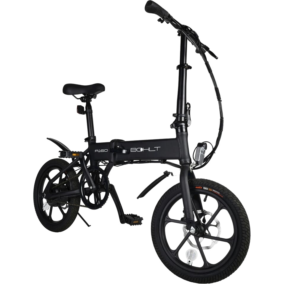Bohlt elektrische vouwfiets R160 zwart