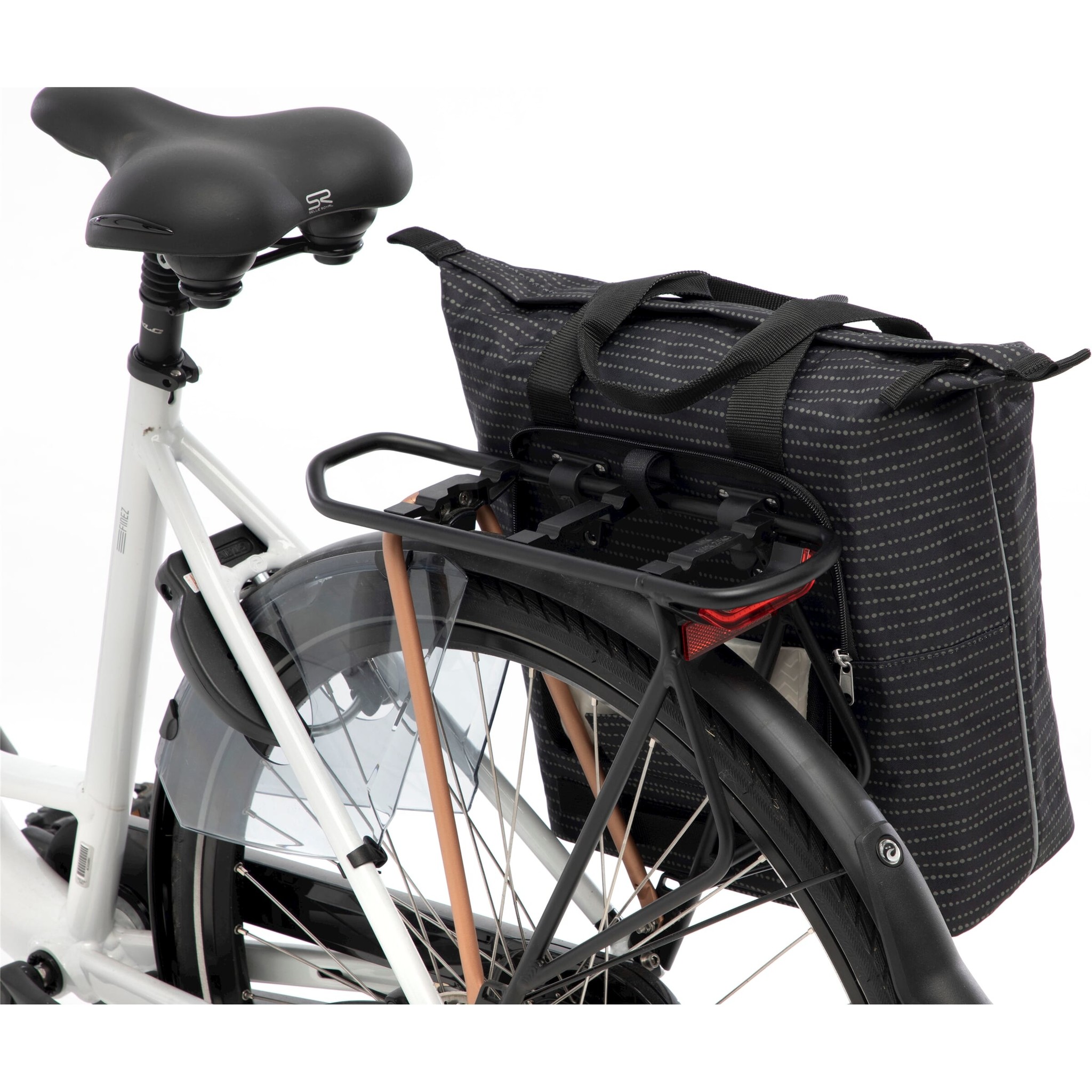 New Looxs enkele fietstas Shopper Kota nomi black 24L