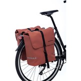 New Looxs fietstas dubbel Odense rust 39L