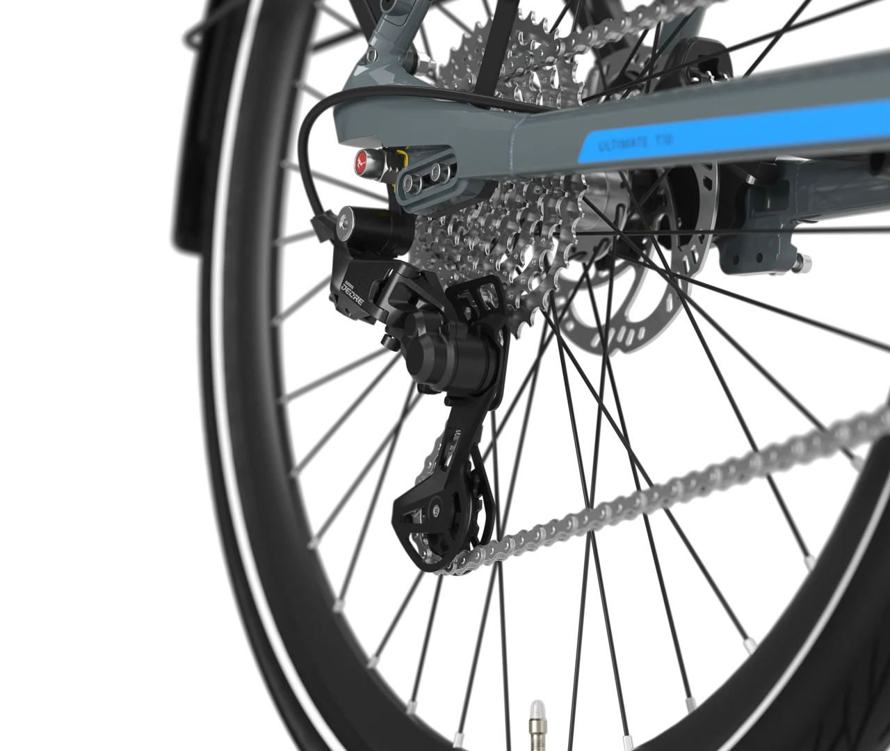 Gazelle Ultimate T10 HMB  500Wh  Heren Thunder Grey (glans)