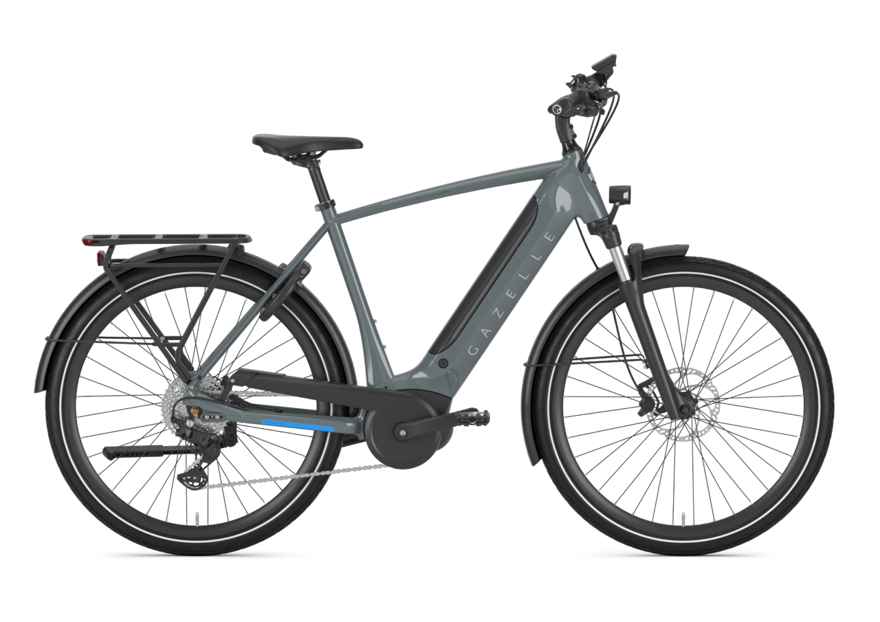 Gazelle Ultimate T10 HMB  500Wh  Heren Thunder Grey (glans)