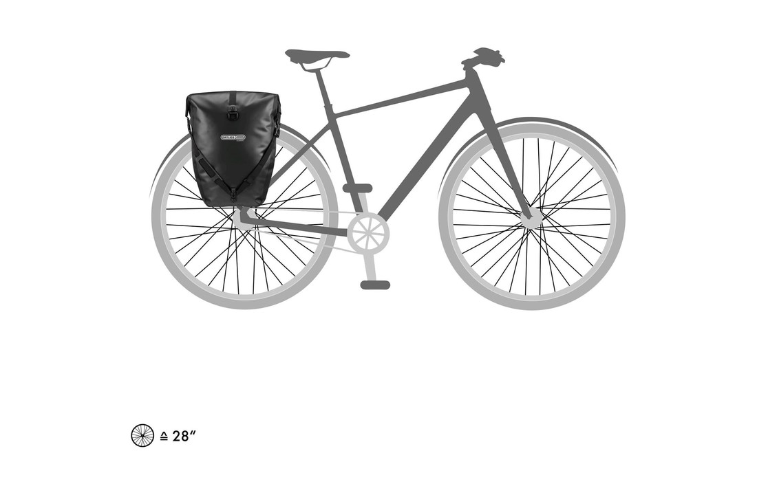 Ortlieb fietstas Back-Roller Single Classic QL2.1 20L zwart