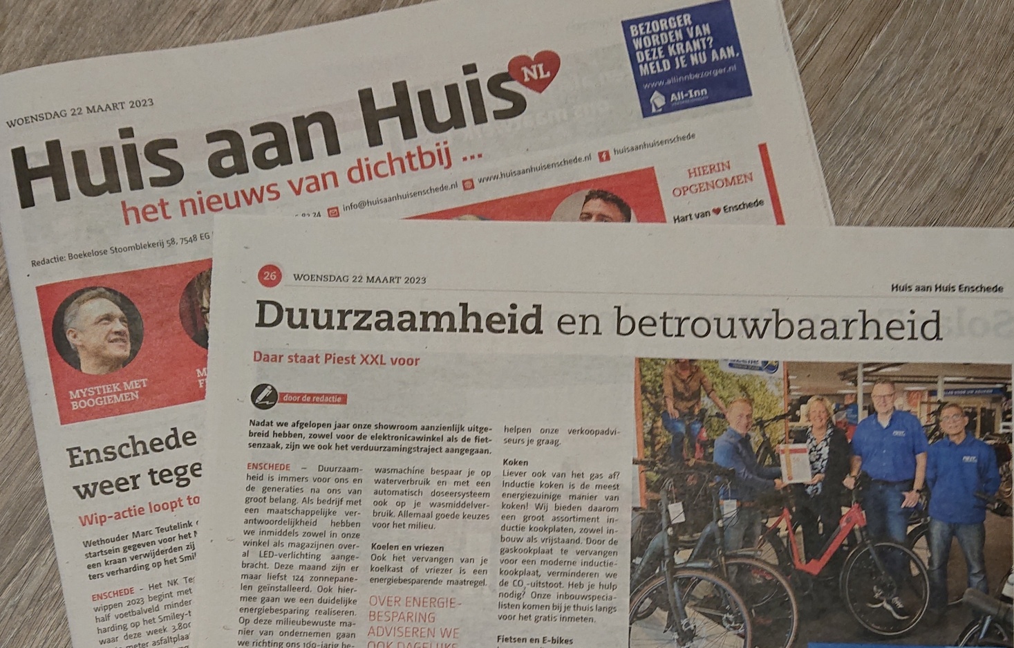 PIEST XXL staat voor duurzaamheid en betrouwbaarheid!