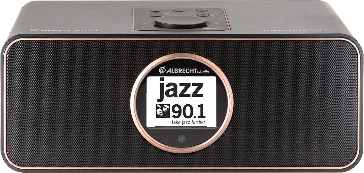 Albrecht DR 884 DAB+/FM internetradio zwart.