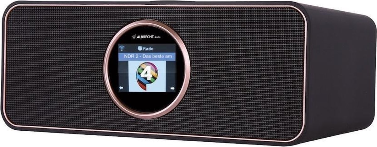 Albrecht DR 884 DAB+/FM internetradio zwart.