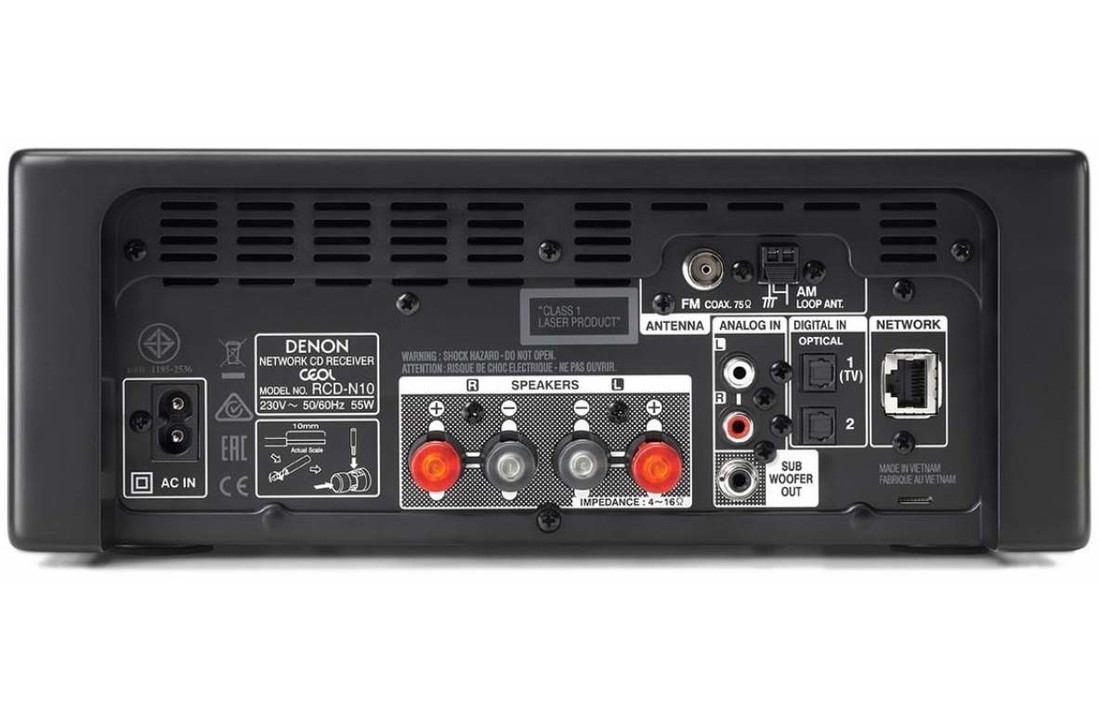 Denon CEOL N10 Zwart - Radio
