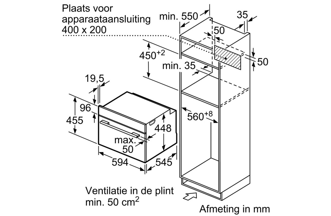 Bosch CPA565GS0 - Inbouw magnetron