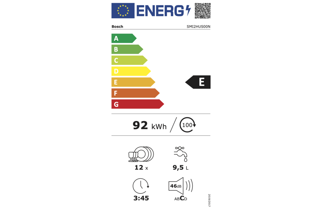 Bosch EXCLUSIV SMI2HUS00N - Inbouw vaatwasser