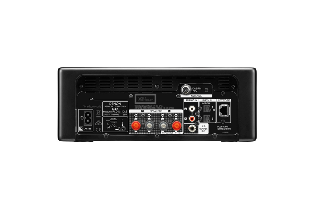 Denon CEOL N11-DAB Zwart - Receiver