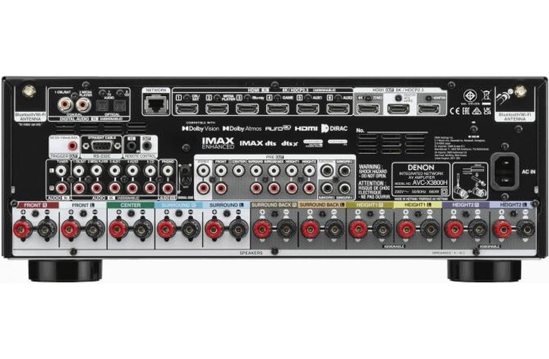 Denon AVCX3800HBKE2 Receiver - Receiver