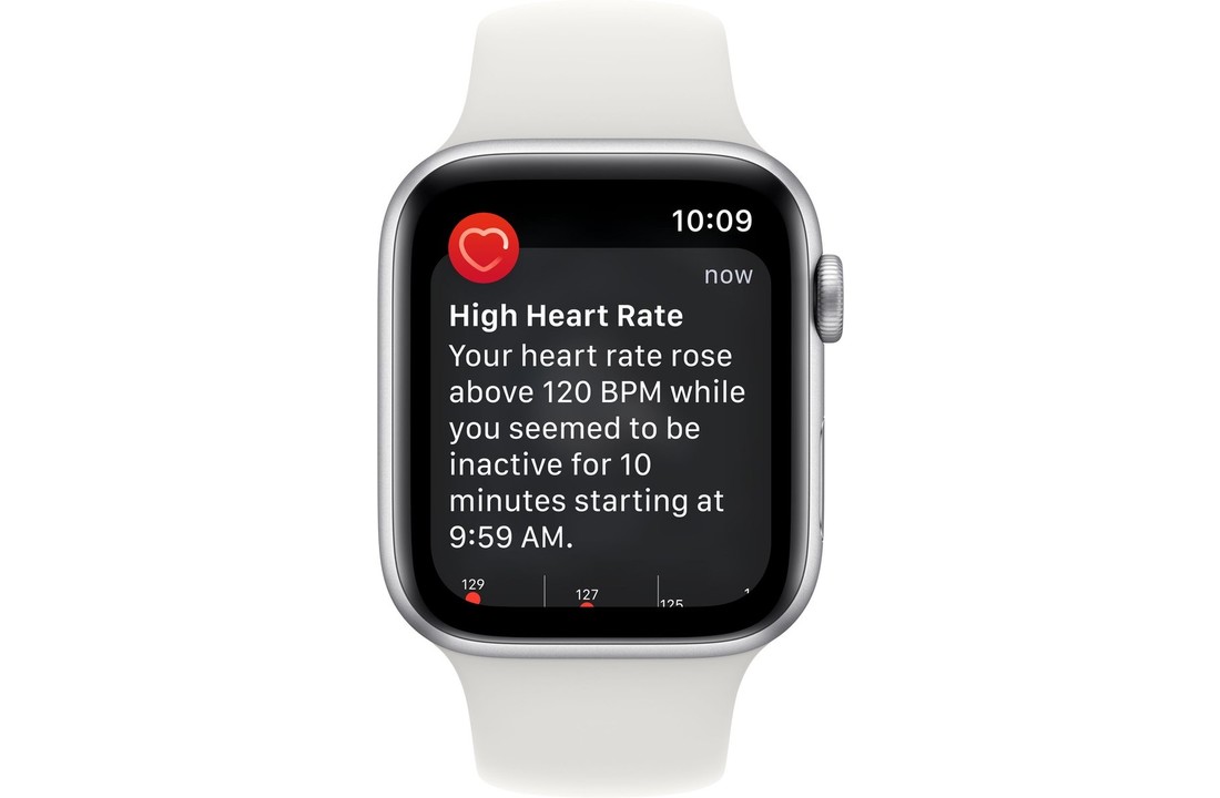 Apple Watch SE (2022) 44mm Zilver Aluminium - Smartwatch