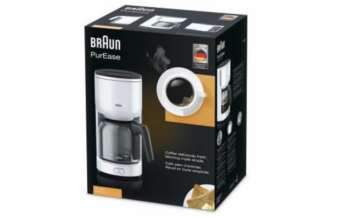 Braun PurEase KF 3120 WH - Koffiezetapparaat