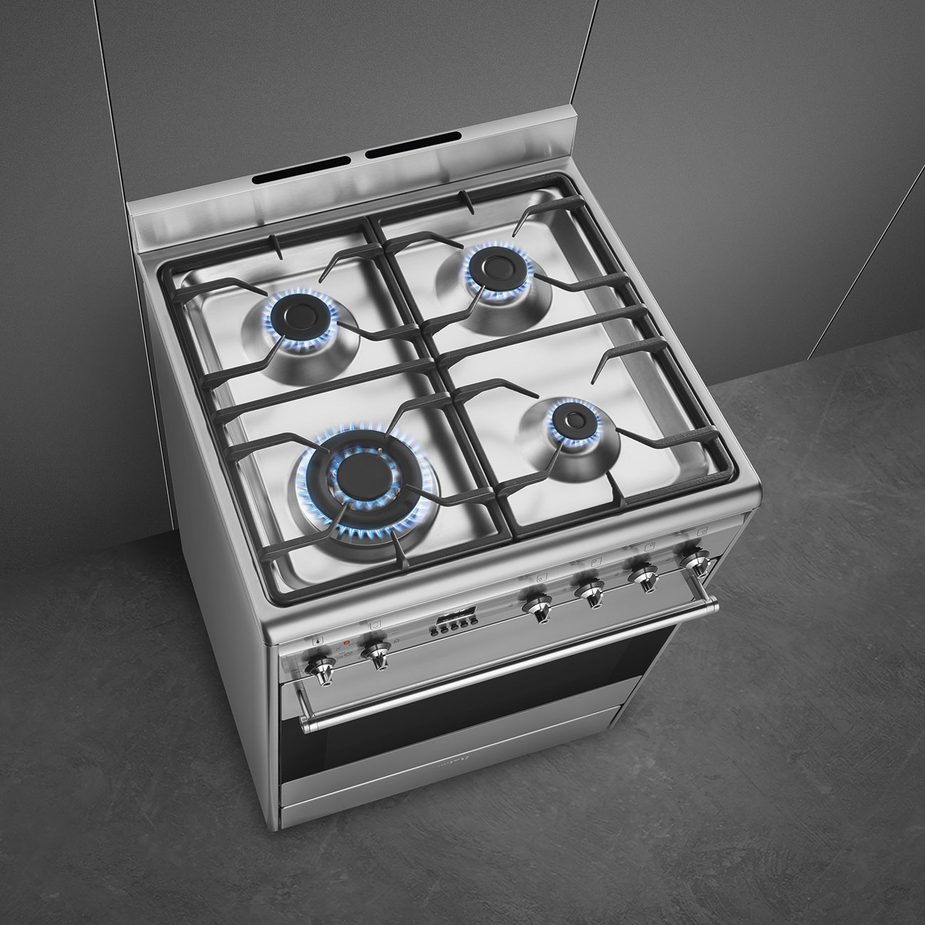 Smeg SNLK61MX9 - Gasfornuis