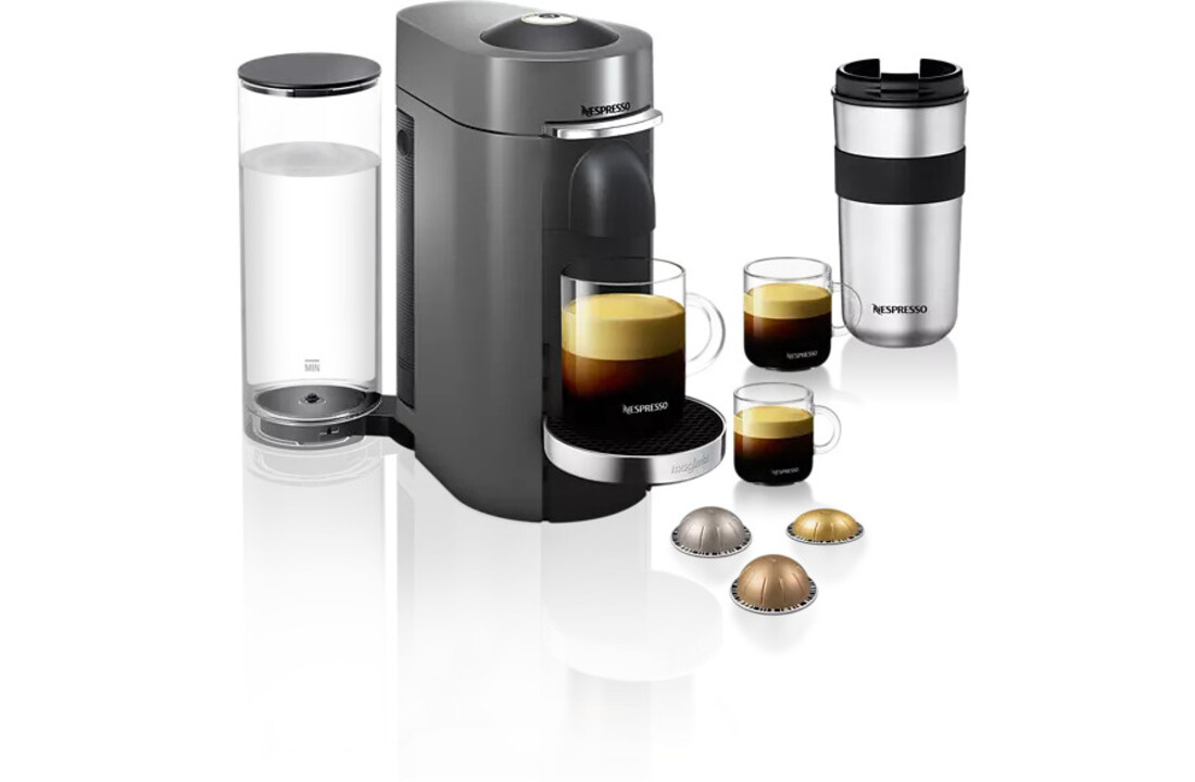 Magimix Vertuo Plus Deluxe (Titanium) Koffiemachine PIEST.nl